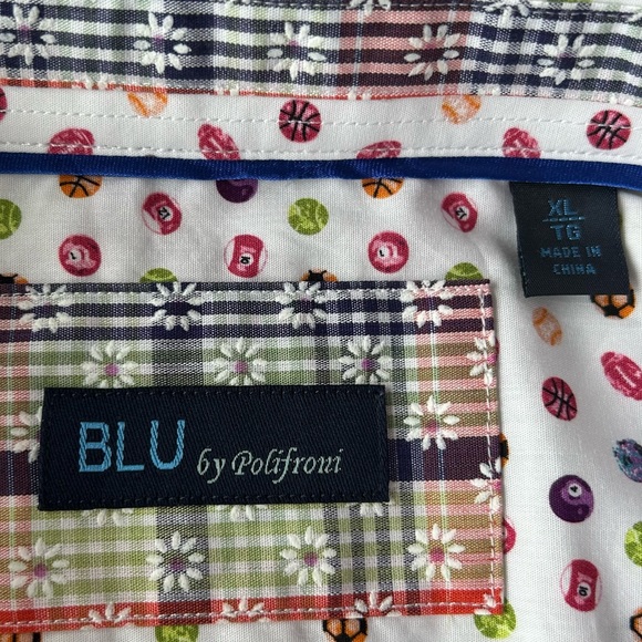 Blu by Polifroni ~ Button Up Shirt ~ Men’s Size XL - Picture 11 of 15